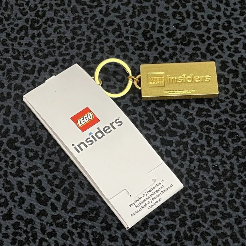 FIFA 2026 Fan Fest LEGO Insiders Brick Metal Gold Keychain NYC RARE
